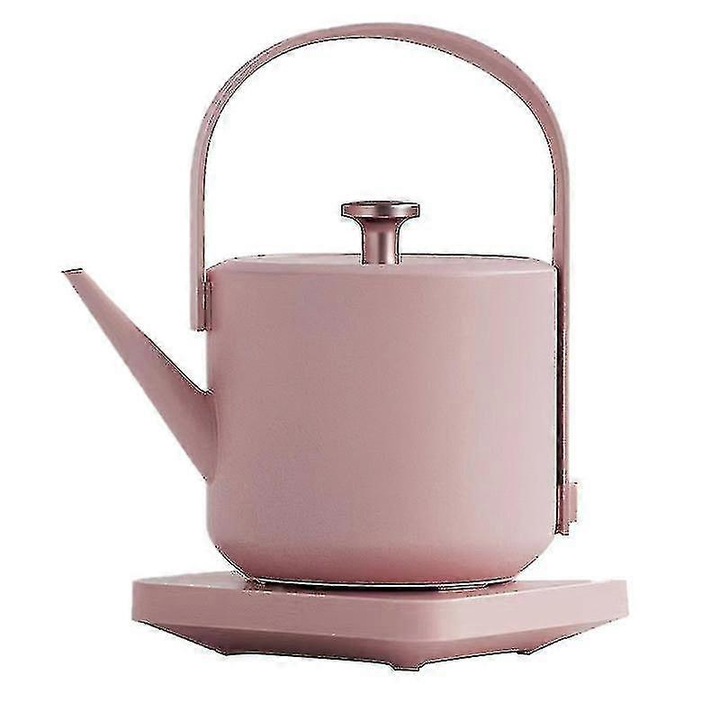 Fierbator retro din otel inoxidabil 304, capacitate 600ml, negru, 12.5x18.7x20.8cm