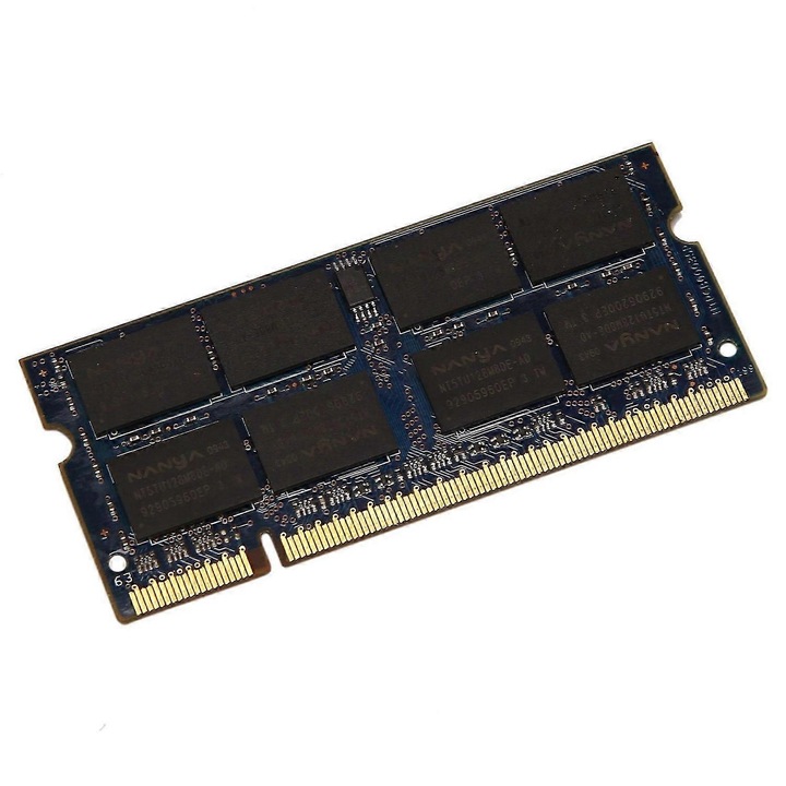 RAM памет DDR2 SODIMM 2GB 800Mhz 200 пина, синя, 7x3см