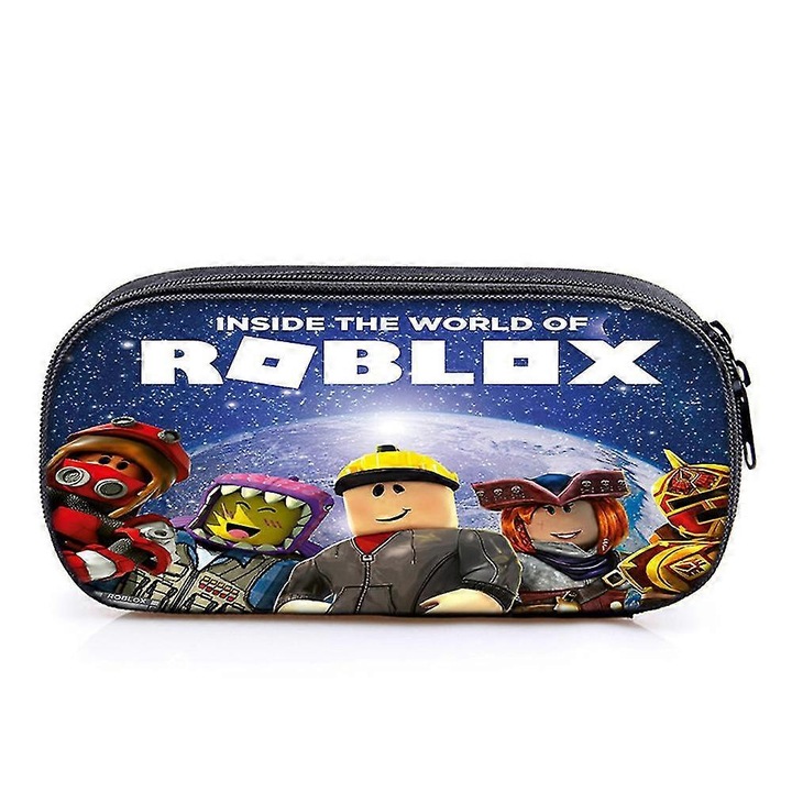Roblox 3D tolltartó szett, nagy kapacitású, 21.5x10x5cm, gyerekeknek, többszínű