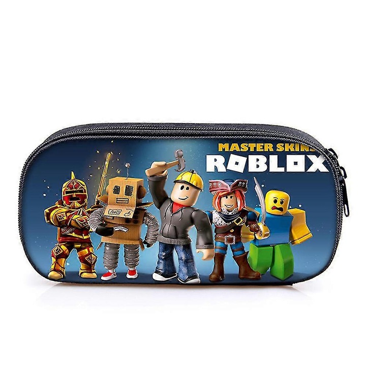 3D Roblox tolltartó készlet, nagy kapacitású, 21.5x10x5cm, gyerekeknek, többszínű