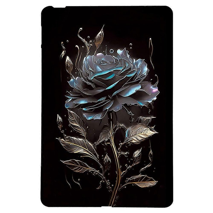 Tablettatok, TPU modell, arany virág és pillangó mintával, többszínű, Amazon Kindle Paperwhite (2024) készülékhez