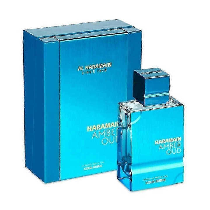 Parfum unisex Amber Oud Aqua Dubai, 2.5 Oz, note fructate, ambra, vanilie