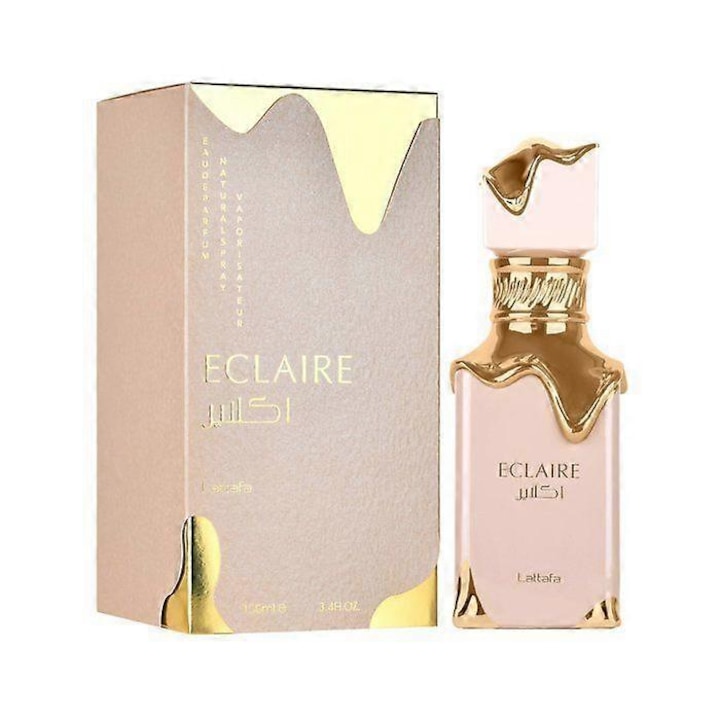 Eclaire parfüm, 100 ml, karamell, fehér virágok, vanília illatjegyekkel