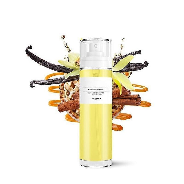 Parfum concentrat 100ml, Strawberry Clouds/Caramel Pistachio, mist pentru par si corp, dimensiuni 3.5x3.5x15.9cm