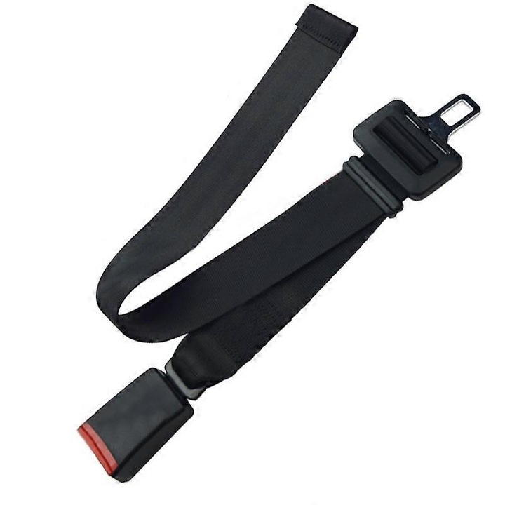 Autós biztonsági öv hosszabbító anyukáknak, 80 cm, fekete