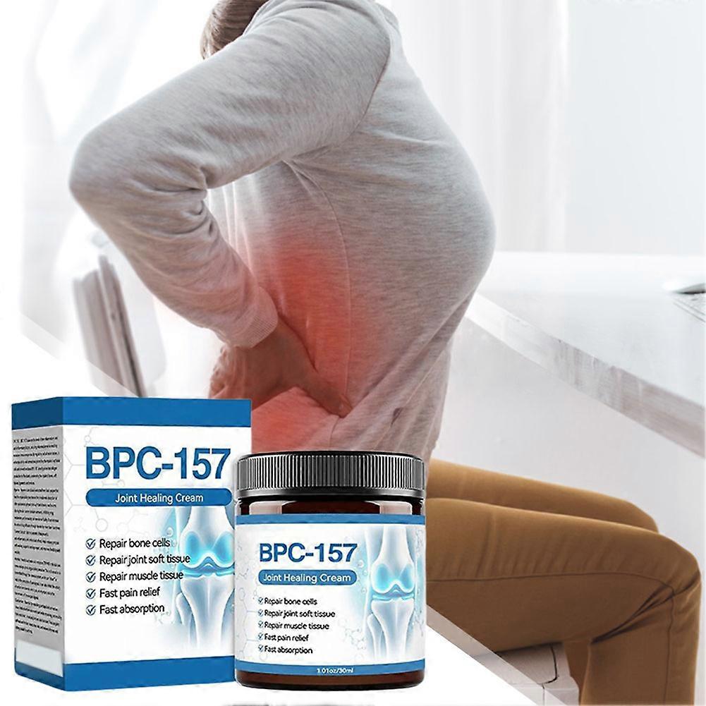 bpc 157 joint healing cream Масажен крем за болки в ставите BPC-157, 30мл, немазен, 6x4x4см vet one tb500 bpc 157 nasal Size:1000 mcg/ml - 30 ml (Pack of 3)