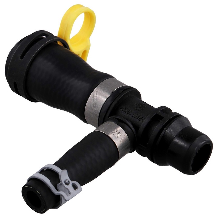 Воден маркуч за нагревател, разширителен резервоар, Ford Kuga MK2 1.6, черен, пластмаса