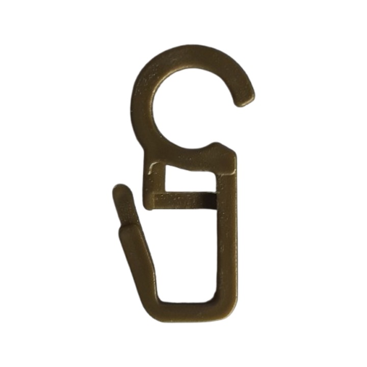 Carlig perdea pt inel D9 -set 50 buc auriu