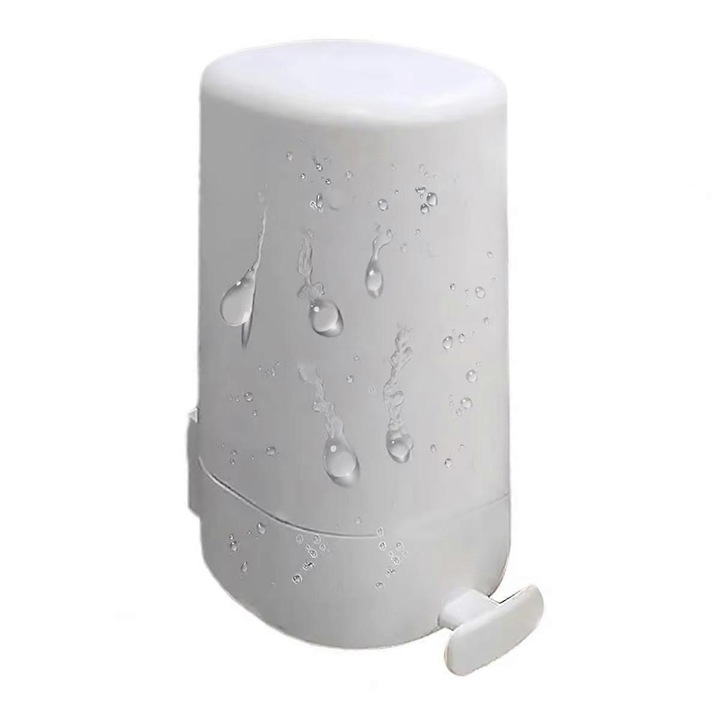 Szappanadagoló, fehér, 12x8x15.5cm