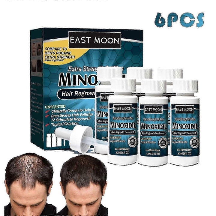 Lichid pentru Cresterea Parului si Barba, 3x 60ml