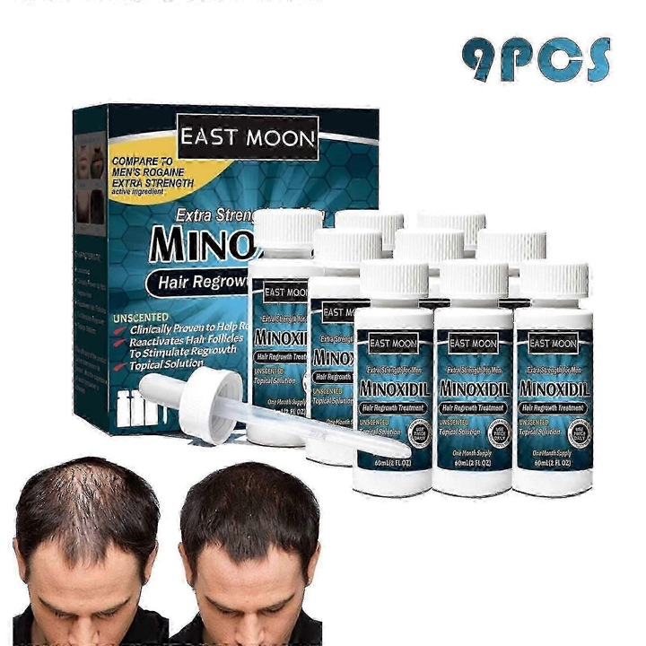 Lichid pentru Cresterea Parului si Barba, 3 x 60 ml