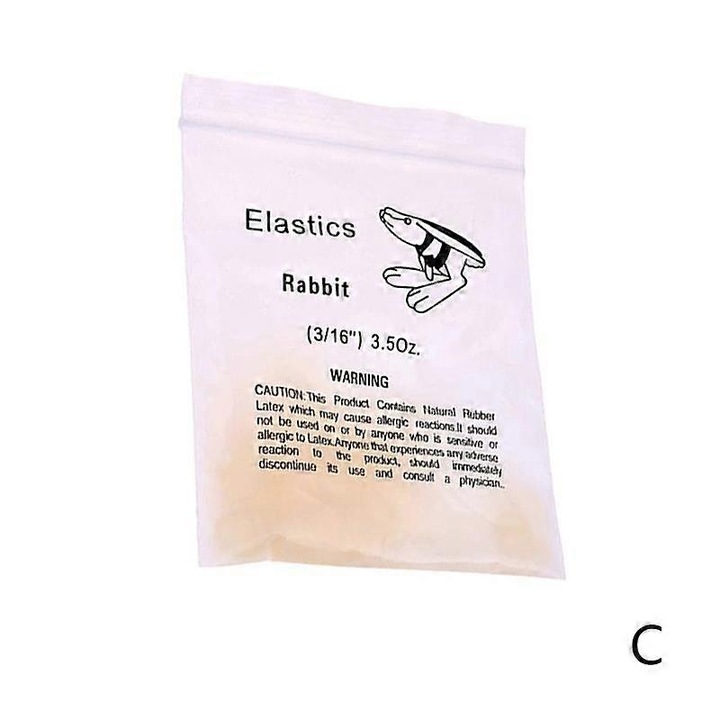 Set 100 benzi elastice dentare, 1/8"-3/8"