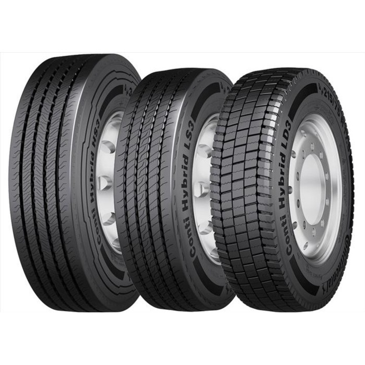Камионна задвижваща гума CONTINENTAL 245/70R17.5 136/134M TL CONTI HYBRID LD3 EU LRG M+S 3PMSF REGIONAL