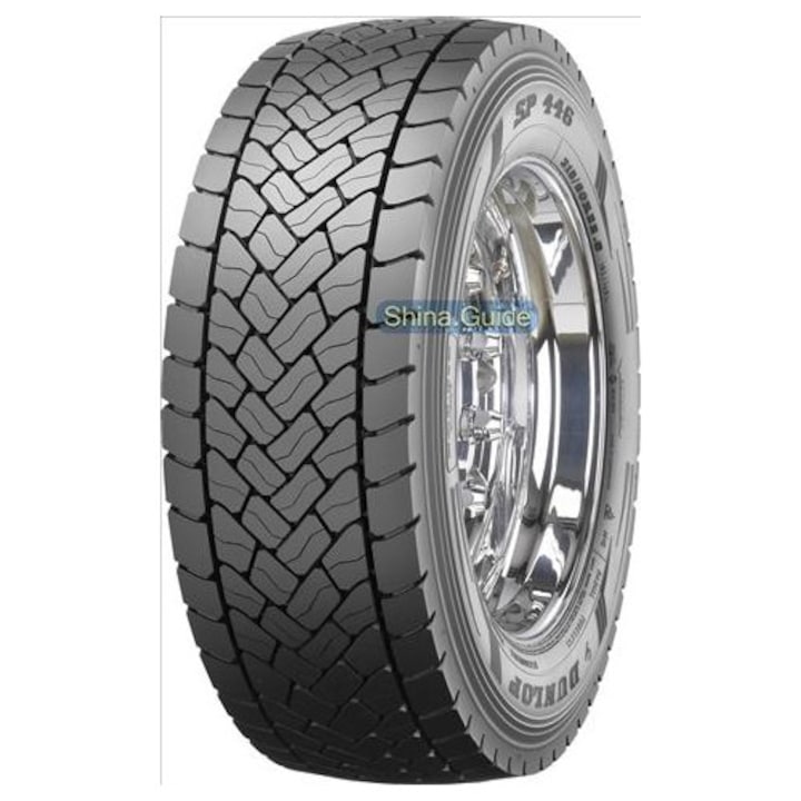 Тракционна гума за камиони DUNLOP 245/70R19.5 SP446 136/134M 3PSF M+S 3PMSF РЕГИОНАЛНА