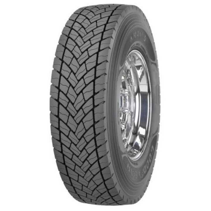 Задвижваща гума за камиони GOODYEAR 245/70R19.5 KMAX D 136/134M 3PSF M+S 3PMSF РЕГИОНАЛНА