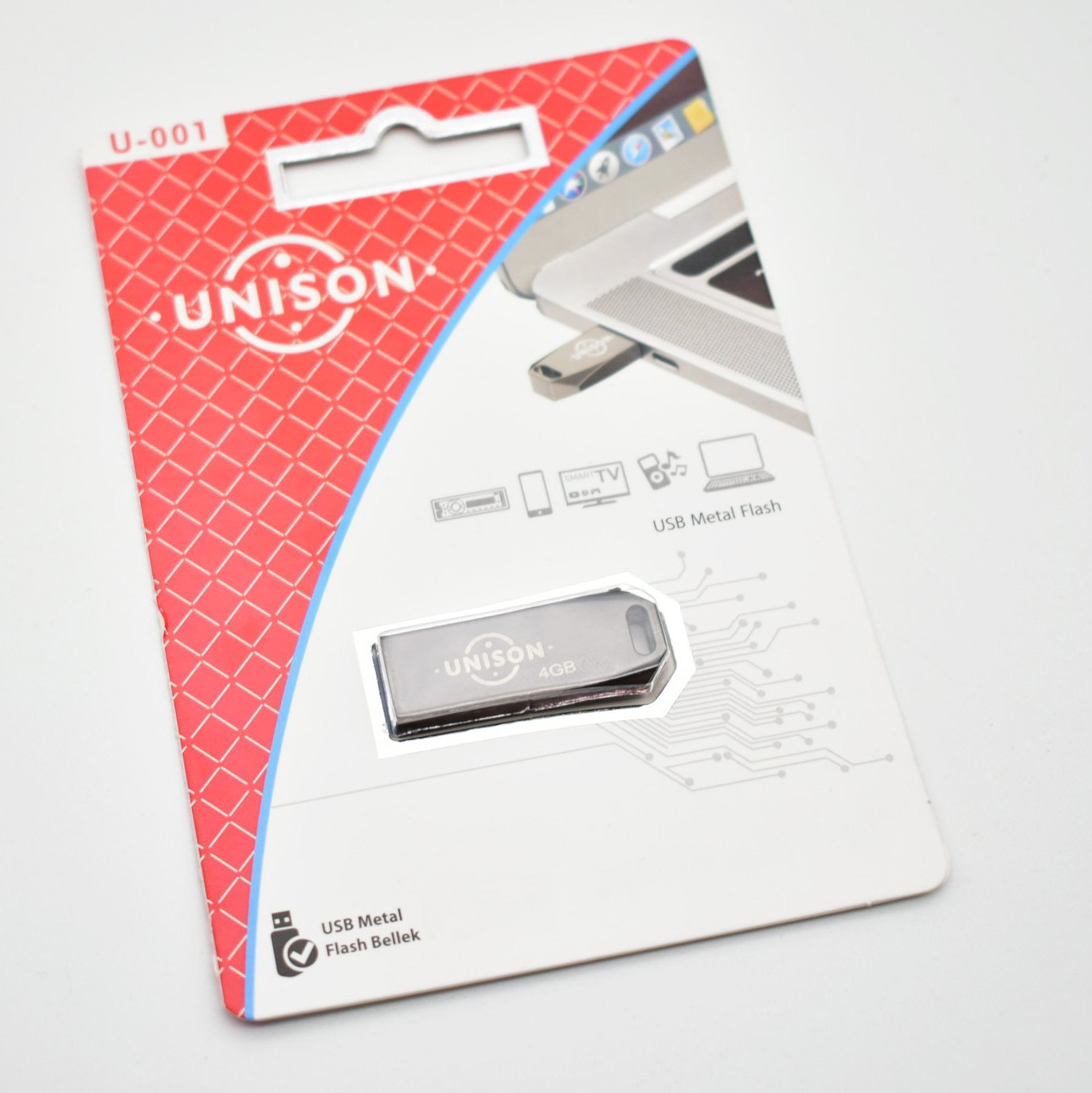 USB Flash Drive 16GB Unison U-001 USB 3.0 Din Metal - Negru - eMAG.ro