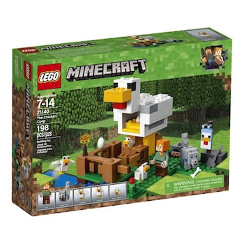 LEGO Minecraft - Cotetul de gaini 21140, 198 piese LEGO Minecraft - Cotetul de gaini 21140, 198 piese