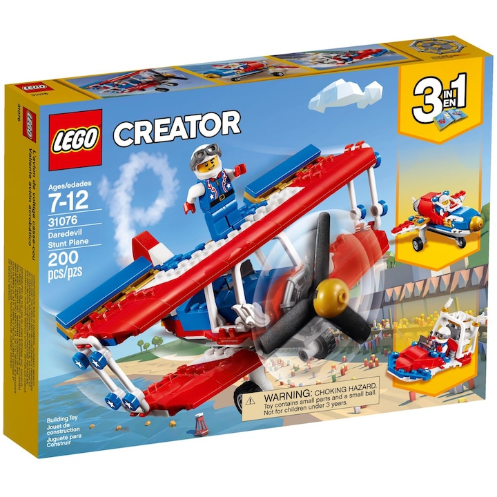 LEGO® Creator Avionul de acrobatii 31076