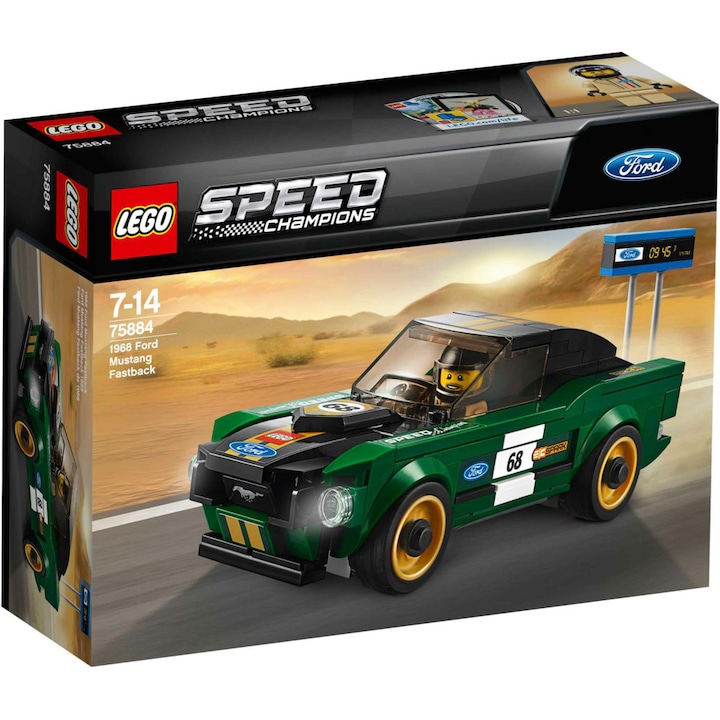 LEGO® Speed Champions 1968 Ford Mustang Fastback 75884