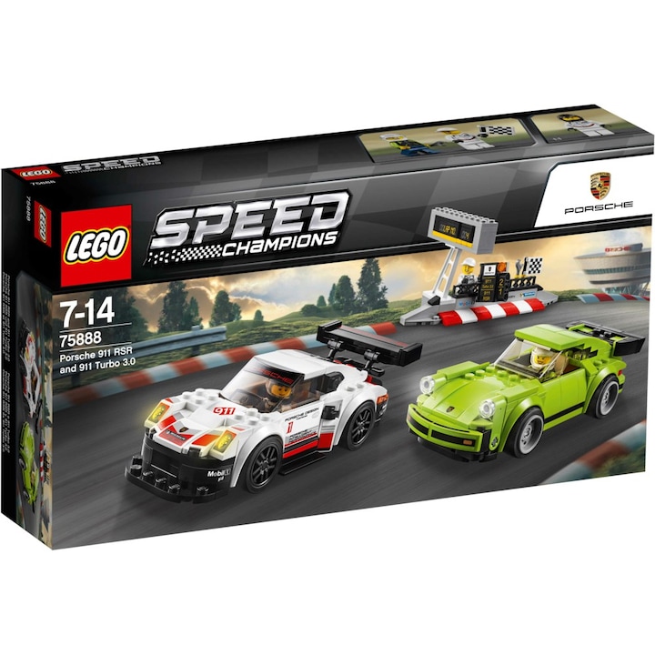 LEGO® Speed Champions 75888 Porsche 911 RSR és Turbo 3.0