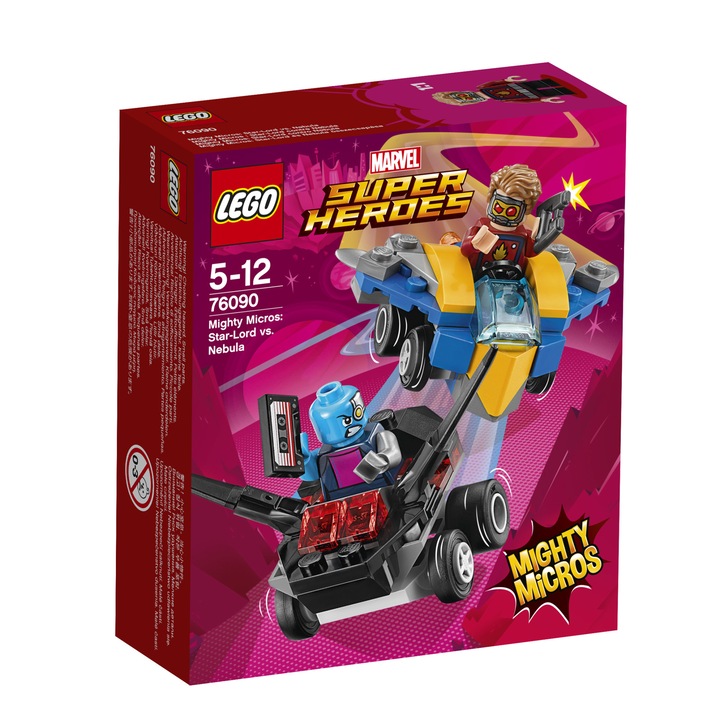 LEGO® Super Heroes Mighty Micros: Star-Lord срещу Nebula 76090
