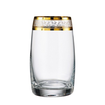 Set 6 Pahare Cristal Bohemia Apa / Long Drink  Set 6 Pahare Cristal Bohemia Apa / Long Drink
