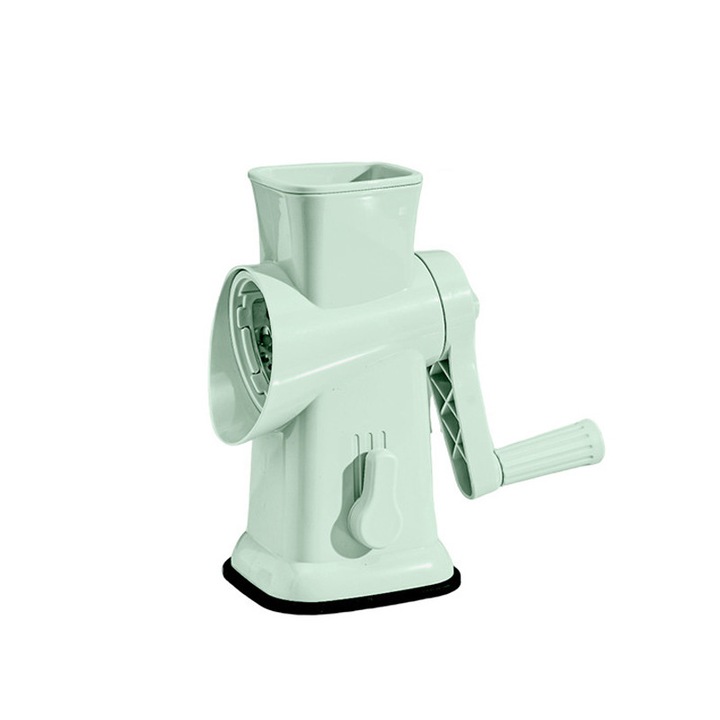 Masina de gheata rasa manuala, doua lame, verde, ABS+ otel inoxidabil