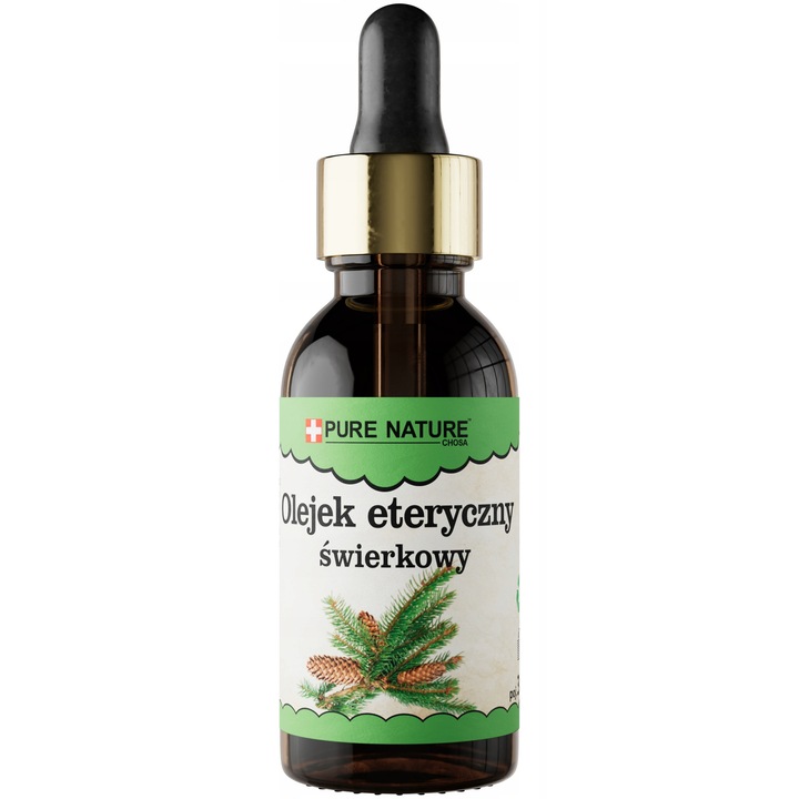 Fenyő illóolaj, Chosa, Tiszta Természetes Chosa, 30 ml, Természetes, Üveg, 100% Fenyő illóolaj, Bio, Természetes, Multifunkcionális, Kozmetikai összetevő, Barna