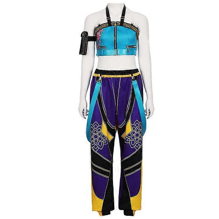 Costum de Cosplay KPop Demon Hunters Zoey, set pentru petrecere