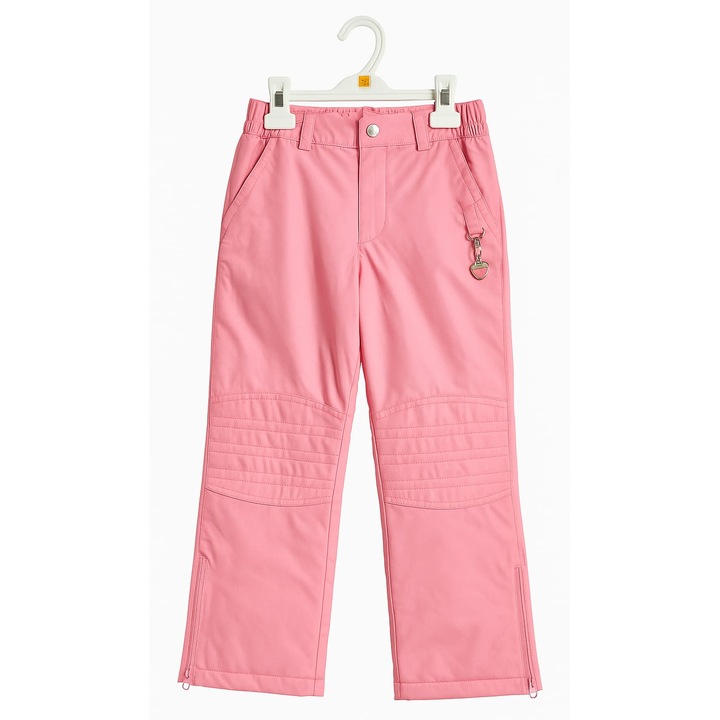 Lány sí nadrág OMS, vízálló, rózsaszín, 98 cm