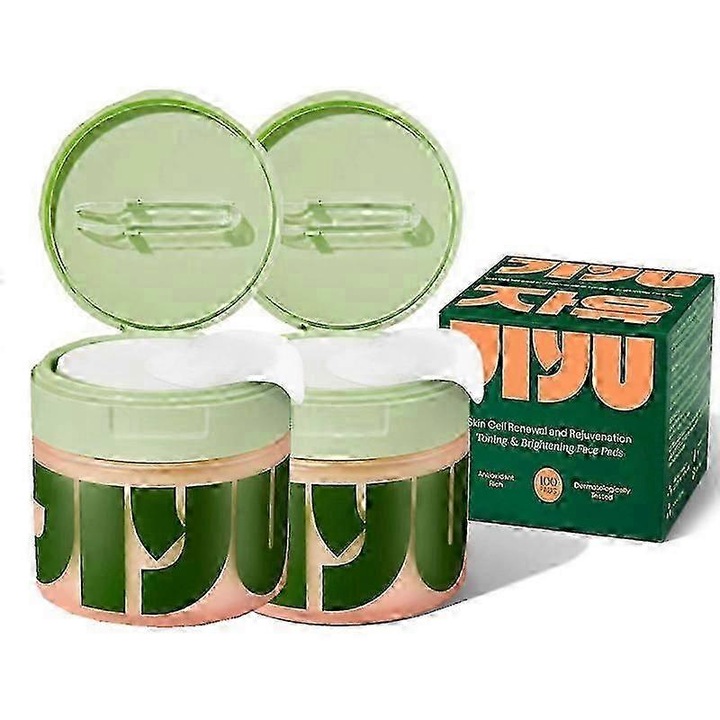 Dischete demachiante cu ingrediente din iarba de zapada, 100 bucati, hidratante si nutritive, pentru curatarea porilor