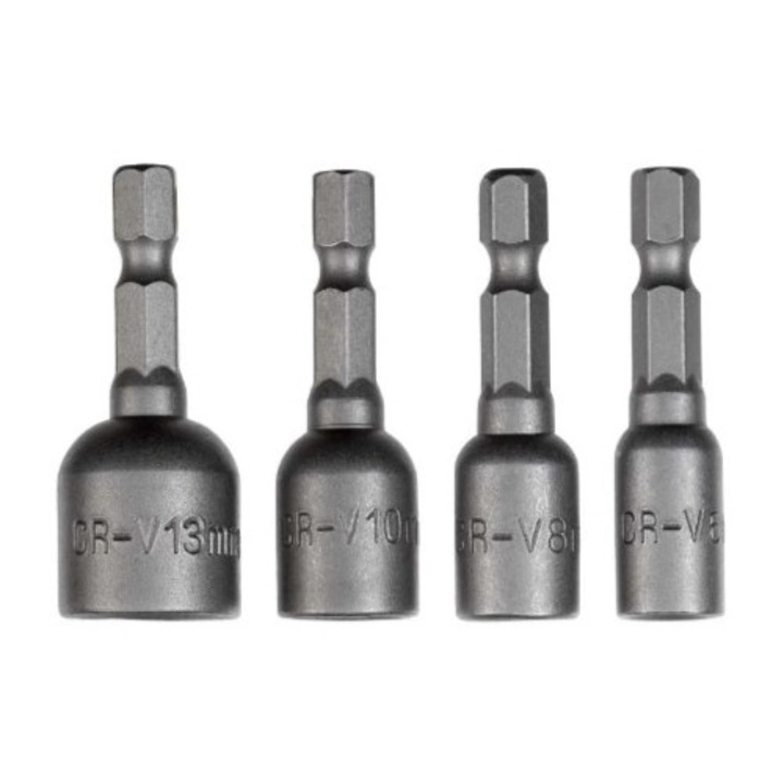 Битове Dexter, магнитни, хром-ванадиева стомана, 45 мм (комплект 4 броя)