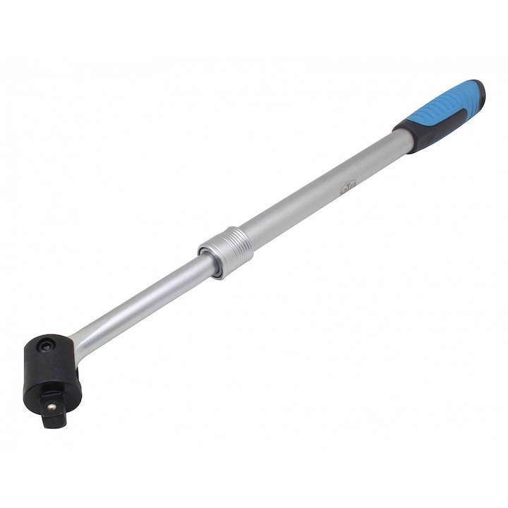 Maner de forta telescopic cu cap articulat, SATRA, 1/2'', 460-610 mm