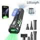 Aspirator auto portabil Q808, Putere aspirare 16500Pa, Baterie 2000mAh, Ecran Digital, Lumina LED, Aspirator portabil fara fir cu carcasa usoara din aluminiu, Aspirare umeda si uscata, Potrivit pentru masina, acasa si birou, Motor Brushless, Negru