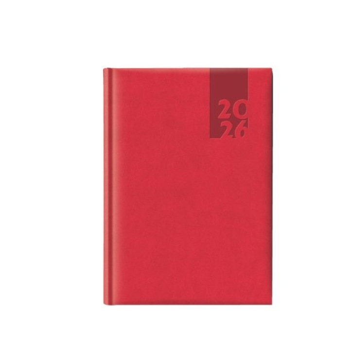 Agenda 2026 Tucson Rosso, datata zilnic 15 x 21 cm