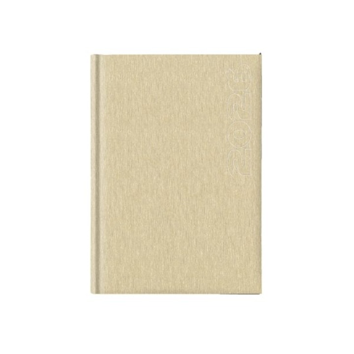 Agenda 2026 Vega Beige, datata zilnic 15 x 21 cm
