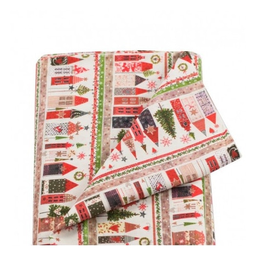 Napron Craciun, liniar, 50x150 cm, Lapland, multicolor