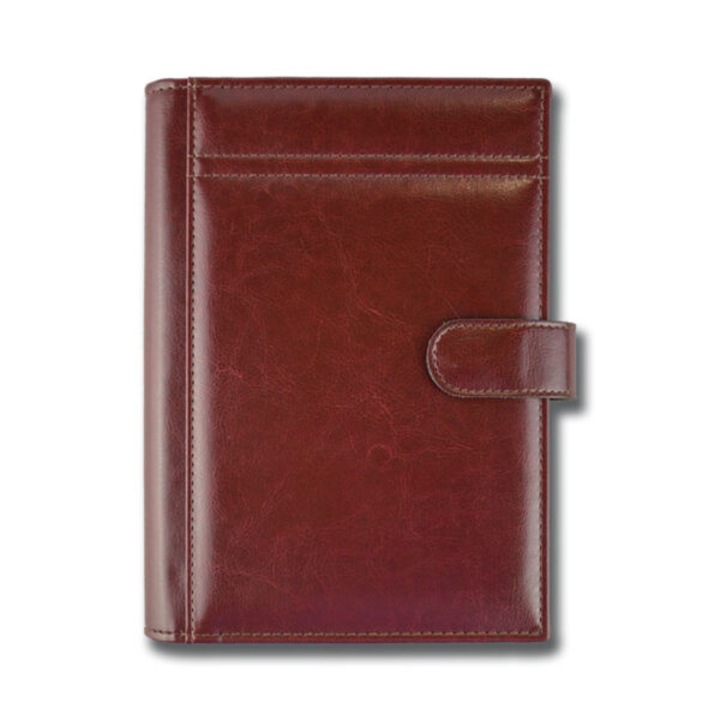 Agenda de lux 2026, datata zilnic, Laguna Bordo, 15 x 21 cm