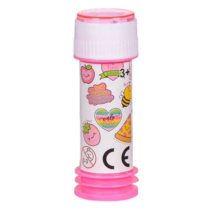 Szappanbuborék palack, fagylalt modell, 30 ml űrtartalom, rózsaszín szín, 3+ éves korosztály, MYONNA IT & E- COMMERCE ®