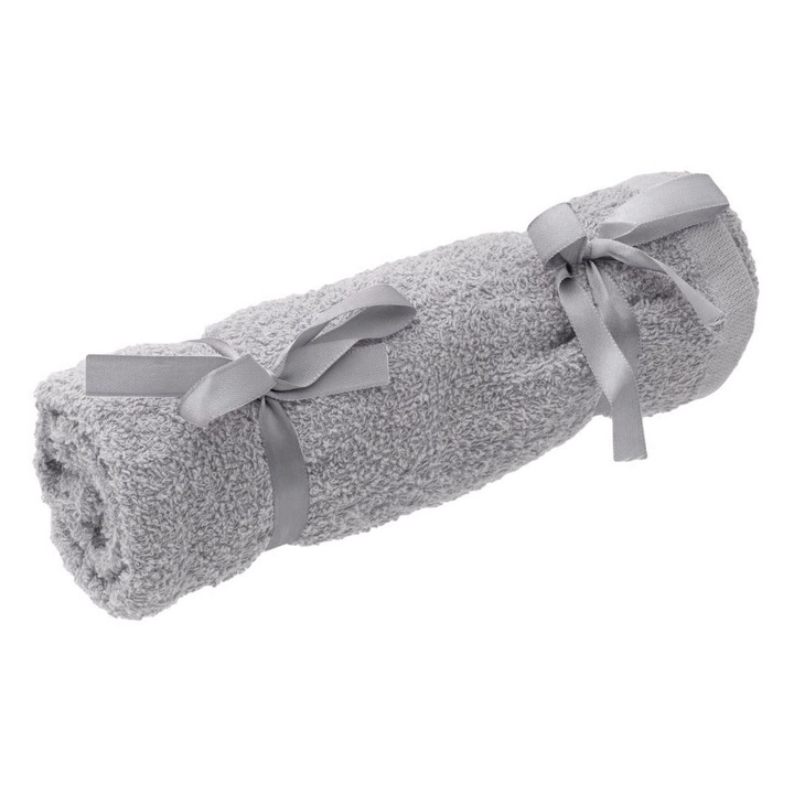 Prosop Fata Bumbac, Gri, 50x70cm, MYONNA IT & E- COMMERCE ®