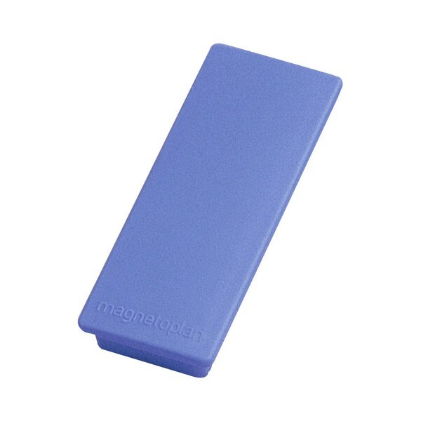 Magneti Magnetoplan rectangulari 54x19x8mm, bleu, 10 buc/set