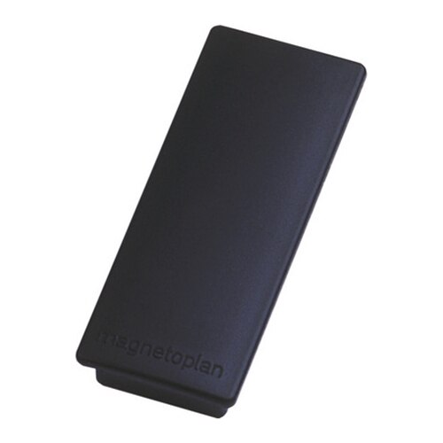 Magneti Magnetoplan rectangulari 54x19x8mm, negru, 10 buc/set