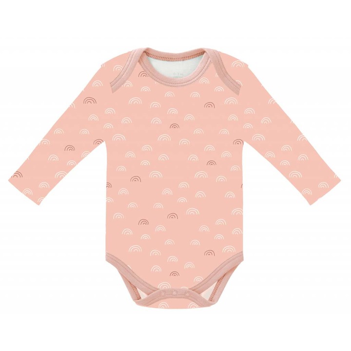 Body maneca lunga Rainbow Fresk1, Roz
