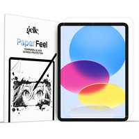 Folie de protectie din sticla cu textura de hartie Gelle pentru Apple iPad 11", A16 (2025), ideala pentru desenat/scris, mata, anti-reflexie, Paper-Like