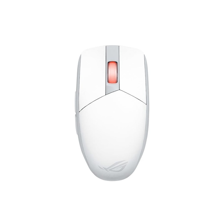 Asus ROG Strix Impact III Wireless mouse de gaming fara fir, conectivitate dual-mode, alb lunar