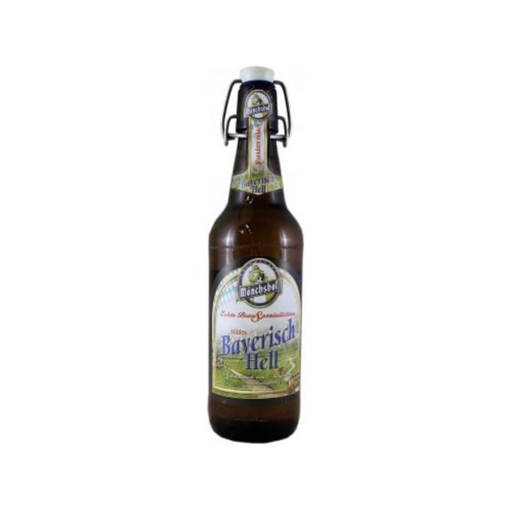 Set bere germana, Bere Monchshof Bayrisch Hell 500ml, blonda, 4.9 % alcool, 500 ml x 20 buc
