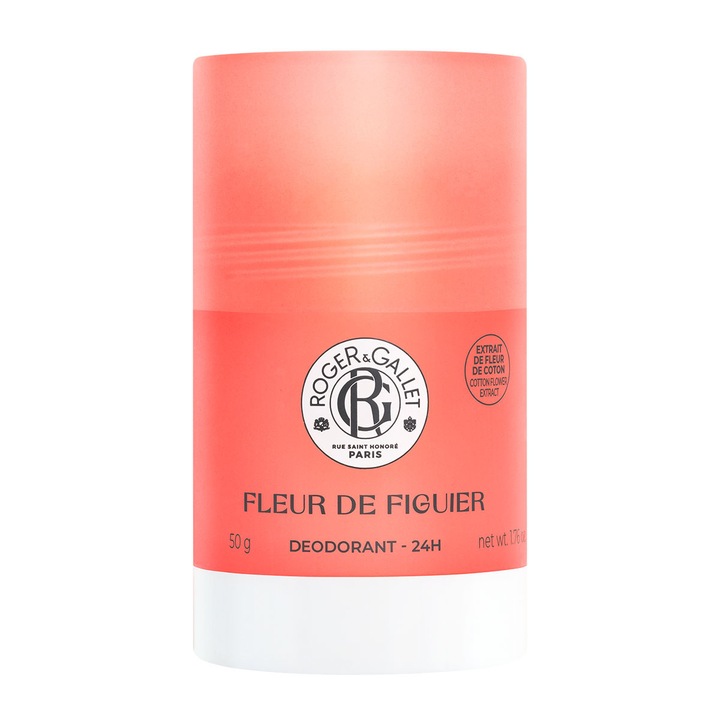 Стик дезодорант Roger & Gallet Fleur De Figuier, 50 гр, 24-часова защита, за жени