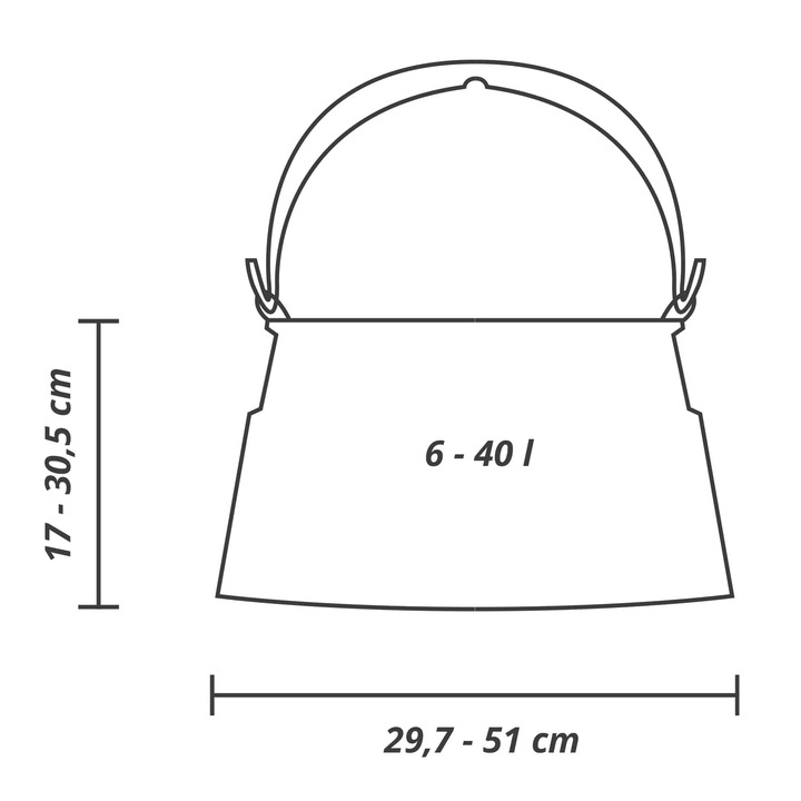 Zománcozott bajai halfőző bogrács13L
