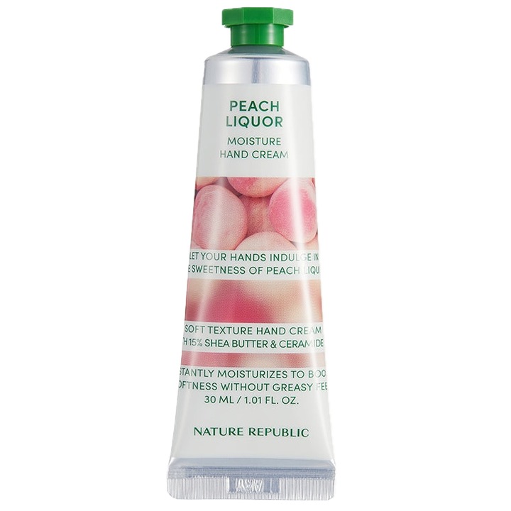 Nature Republic Hand And Nature Kézkrém - Peach Liquor illatú 30ml