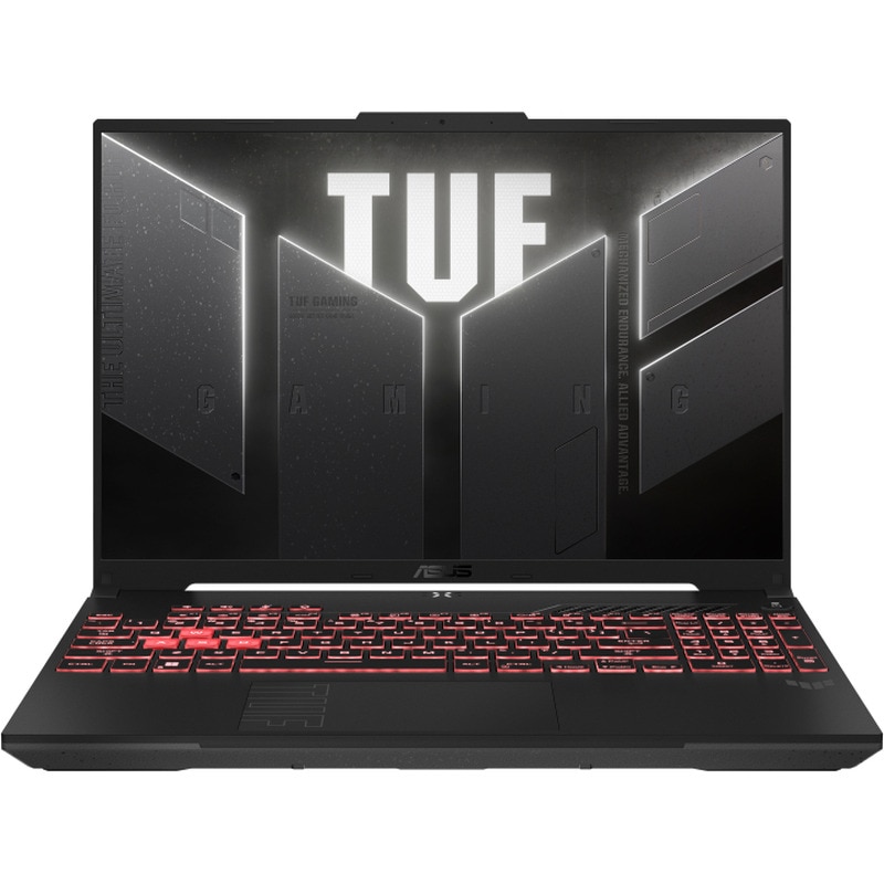 Laptop Gaming ASUS TUF A16 FA607NUG Procesor AMD Ryzen™ 7 7445HS 16M Cache, up to 4.7 GHz, 16" FHD+ 144Hz, 16GB, 512GB SSD, nVidia GeForce RTX 4050 @6GB, Negru/Gri
